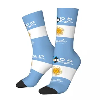 2022 Аргентина Футбол Футбольные товары Экипаж Носки Уютный графический средний трубчатый носок Удобный женский идеальный подарок