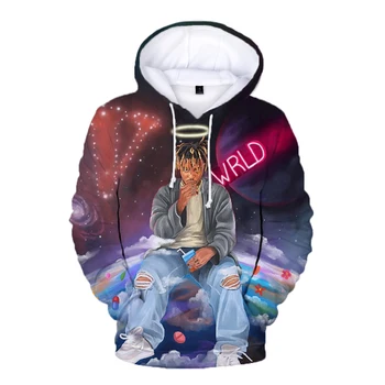 2023 RIP 999 Juice Wrld 3D Пуловер с капюшоном 999 Хип-хоп 3D Толстовка Толстовка Мужчины Женщины Пуловер С капюшоном Fashin Топы