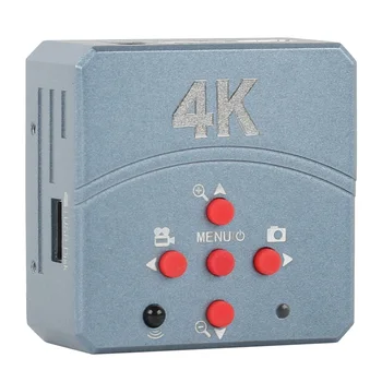 48 МП 4K 300X Zoom HDMI USB Промышленный видеомикроскоп Камера Цифровая электронная лупа U Дисковое хранилище с видеорегистратором