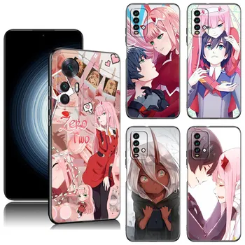 Anime Zero Two Darling Черный чехол для телефона Xiaomi Redmi 7A 8A 9A 10A 11A 9C 10C 12C 13C 11 Prime A1 A2 Plus 12 4G Note 9T 12R
