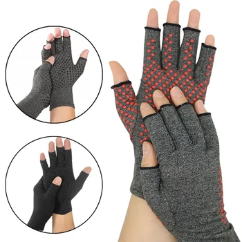 GOBYGO Компрессионные перчатки от артрита Браслет Женщины Мужчины Компрессионные перчатки Облегчение боли в суставах Ортез для рук Давление Поддержка запястья
