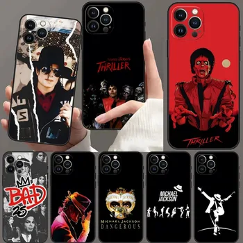 Michael Jackson Чехол для телефона Fundas для Iphone 15 14 Pro Max 13 Mini 11 12 Xr X Xs 6 6s 7 8 Plus Противоударная задняя крышка