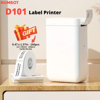 NIIMBOT D101 Принтер этикеток с лентой Беспроводное соединение шириной 0,5-1 дюйм Доступно несколько шаблонов