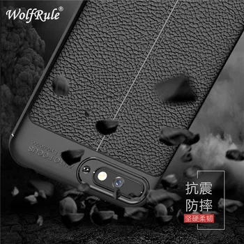 WolfRule Huawei Y6 2018 чехлы чехол ударопрочный роскошный кожаный задний чехол из ТПУ для телефона Huawei Y6 2018 Fundas Huawei Y6 Prime 2018