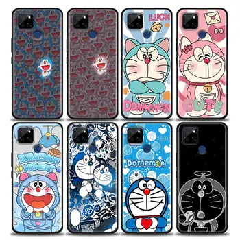 Аниме Синий чехол для телефона D-Doraemon Cat Cover для OPPO Realme X50 XT X 11 10 9 9I 8 8I 7 6 Pro Plus 5G Чехол Funda Coque Shell Capa