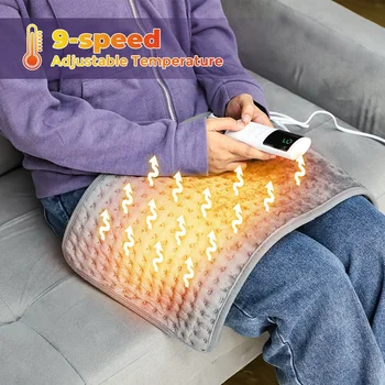 грелка с таймером, 9-скоростная регулировка температуры, 4-скоростное теплое зимнее изоляционное одеяло