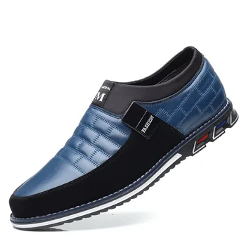 Модные мужские кроссовки Повседневная обувь Мужская обувь синяя Легкая вулканизированная обувь Прогулочные кроссовки Zapatillas Hombre