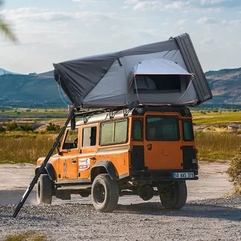  Открытый лагерь Hard Shell Автомобильная палатка на крыше 4 сезона Автомобильная палатка для пикапа SUV Trailer Крыша Палатка с жесткими стенками