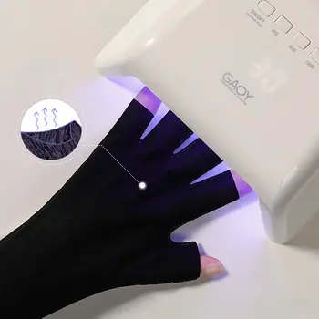  Перчатки для защиты от ультрафиолетового излучения Светодиодная лампа Перчатка для защиты ногтей от ультрафиолета Гель для ногтей Сушилка для ногтей Light Nail Art Equipment